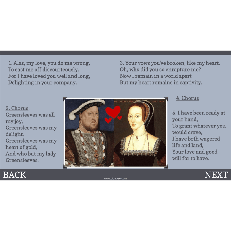 The Tudors Topic Enrichment Pack