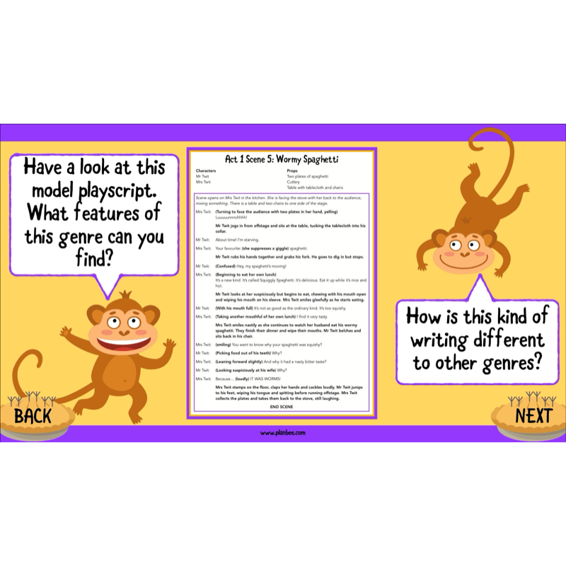 PlanBee The Twits: Playscripts KS2 | Year 4 English Pack
