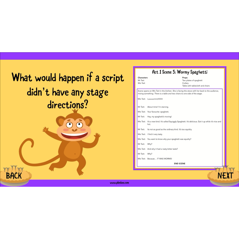PlanBee The Twits: Playscripts KS2 | Year 4 English Pack