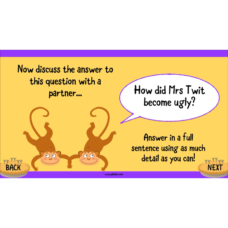 PlanBee The Twits Reading Comprehension KS2 | Year 4 English Pack