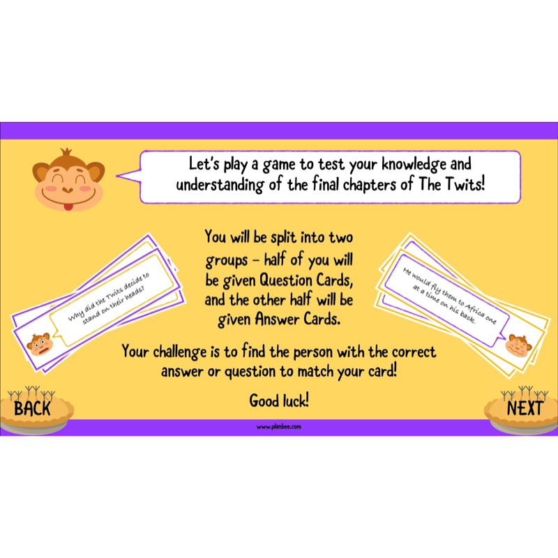 The Twits: Reading Comprehension