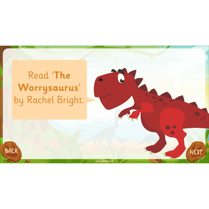 PlanBee The Worrysaurus KS1 PSHE Lesson Pack