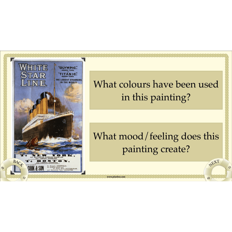 PlanBee Titanic Topic KS2 Enrichment Lesson Pack