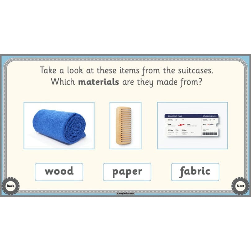 PlanBee Travel and Transport Topic Enrichment Pack