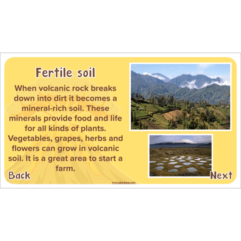 PlanBee Volcanoes KS2 Geography Lesson Planning