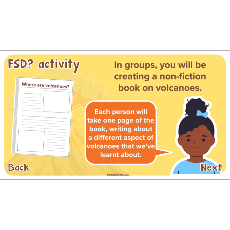 PlanBee Volcanoes KS2 Geography Lesson Planning