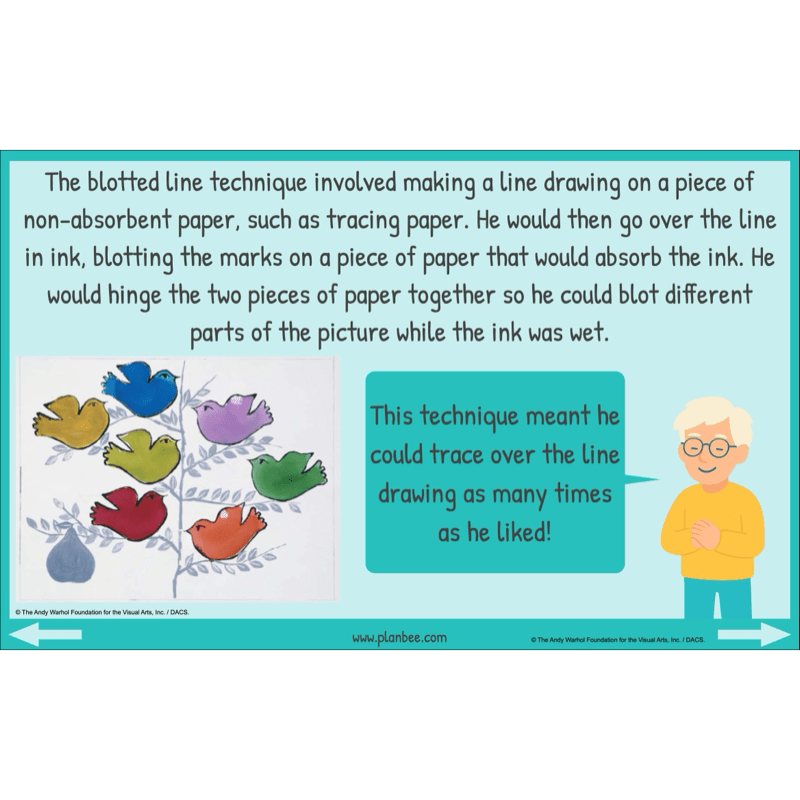 PlanBee Andy Warhol KS2 Art Lessons The Pop Art Movement | PlanBee