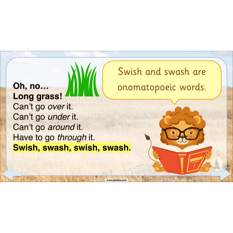 PlanBee We're Going on a Lion Hunt KS1 English Lesson Planning