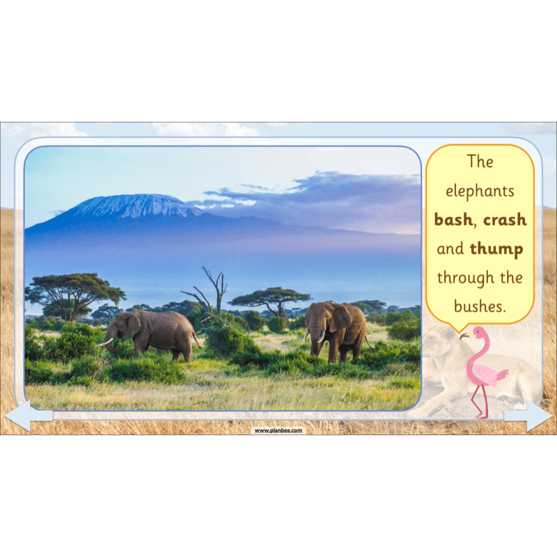 PlanBee We're Going on a Lion Hunt KS1 English Lesson Planning