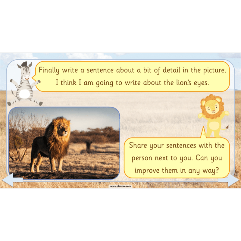 PlanBee We're Going on a Lion Hunt KS1 English Lesson Planning