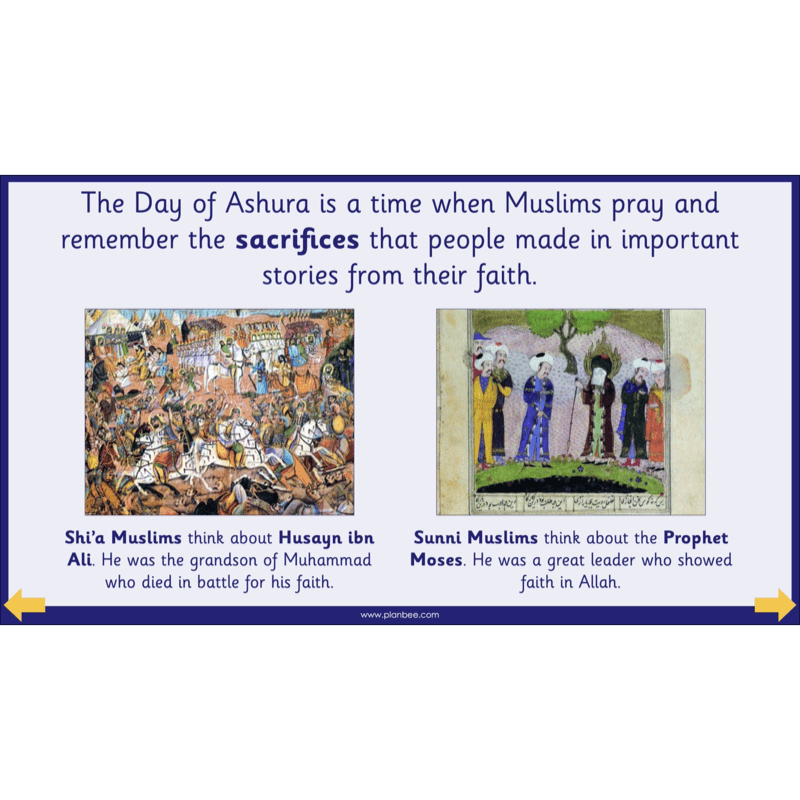 PlanBee What do Muslims celebrate? KS1 Islamic Festival Lessons