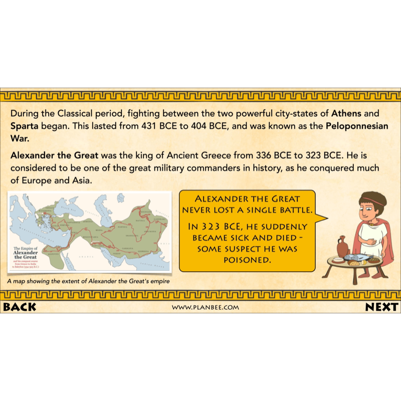 PlanBee Who were the Ancient Greeks KS2 History Lesson Plans