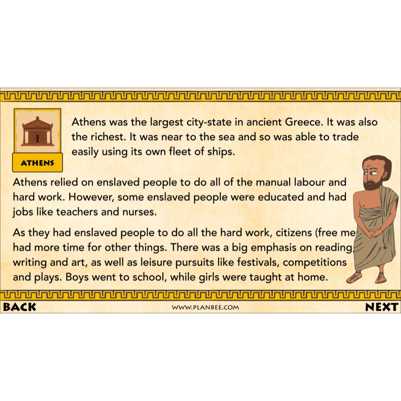 PlanBee Who were the Ancient Greeks KS2 History Lesson Plans