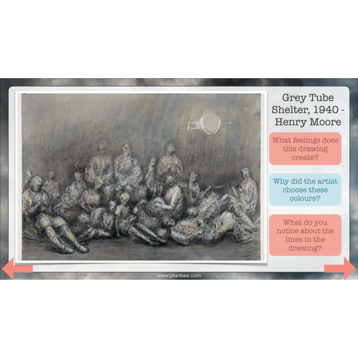 PlanBee WW2 Art KS2 Planning and Resources