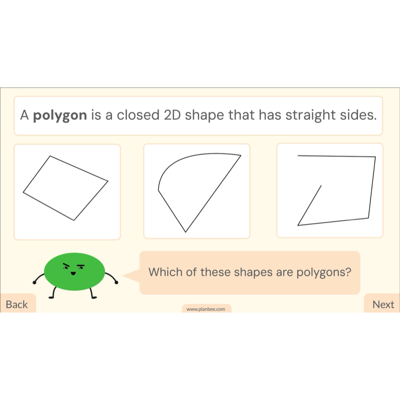 PlanBee 2D Shapes Year 3 Maths Lesson Pack by PlanBee