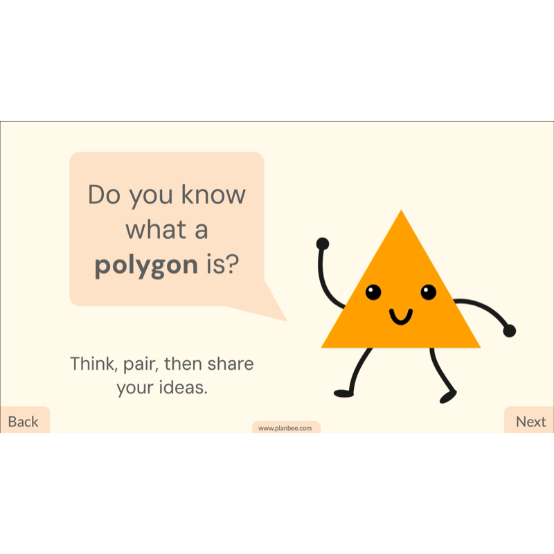 PlanBee 2D Shapes Year 3 Maths Lesson Pack by PlanBee