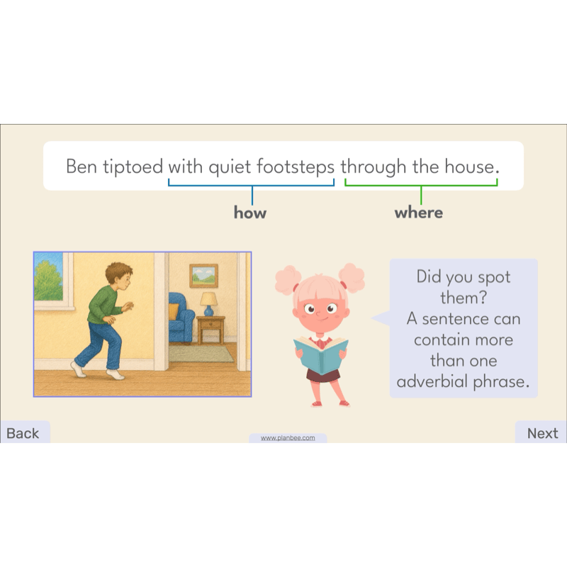 PlanBee Adverbial Phrases KS2 English Lesson Pack