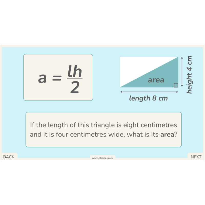 PlanBee Algebra: simple algebra lesson planning for Year 6