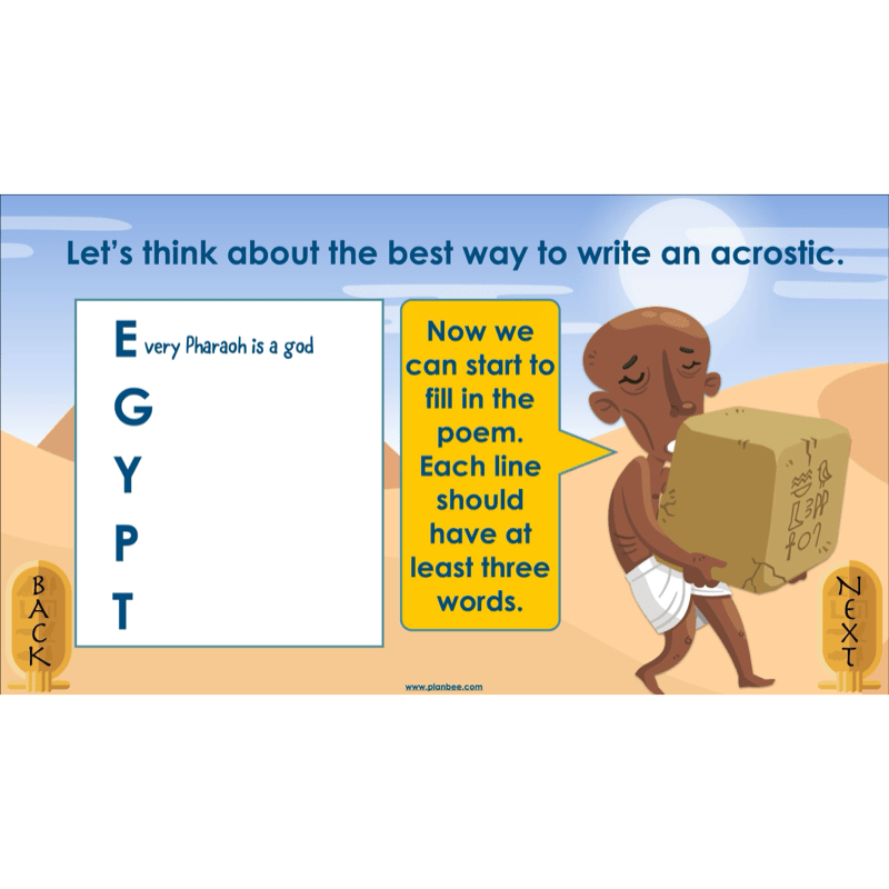 PlanBee Ancient Egyptian Poetry | KS2 English Pack