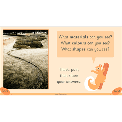 PlanBee Andy Goldsworthy KS1 Art Lesson Plans created by PlanBee