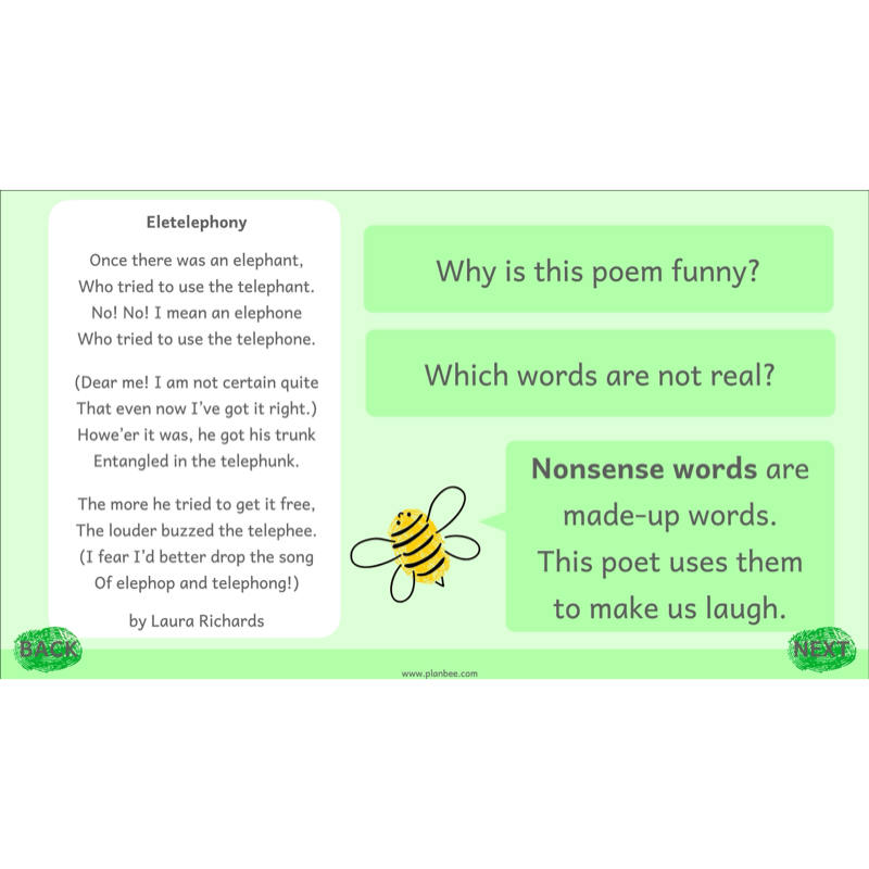 PlanBee Animal Poetry KS1 English Lesson Pack