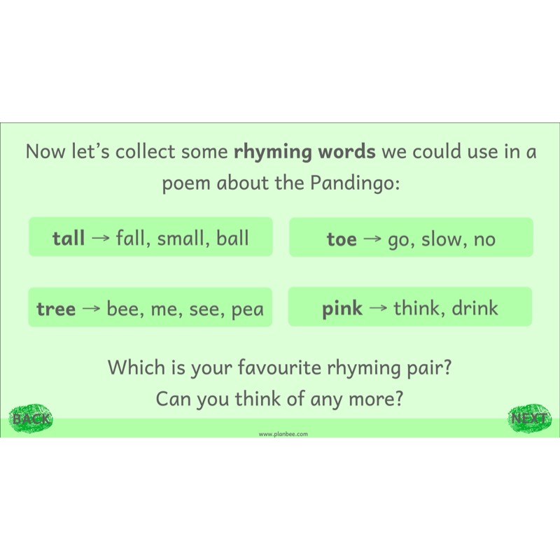 PlanBee Animal Poetry KS1 English Lesson Pack