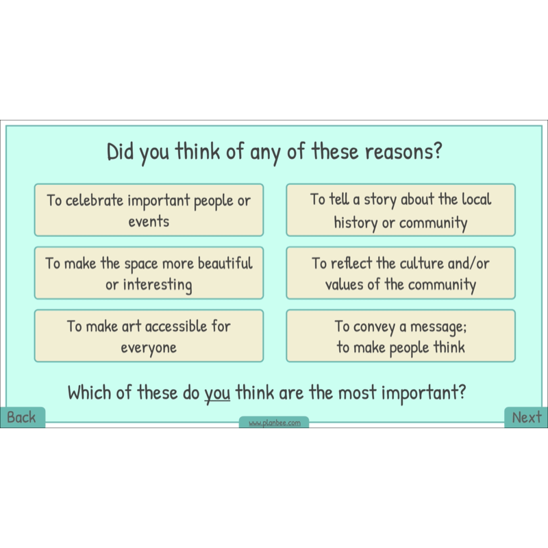 PlanBee Art in our Community | Sculpture KS2 | PlanBee