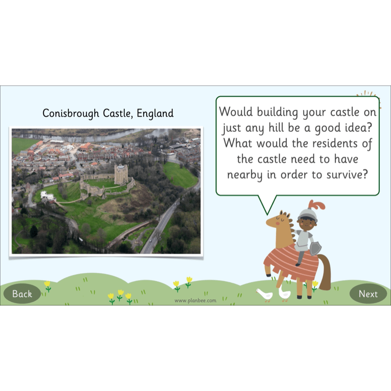 PlanBee Castles KS1 Geography Lesson Planning and Resources