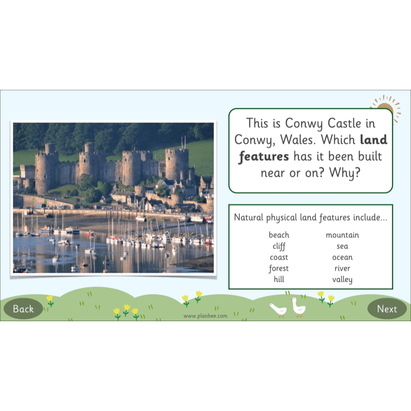 PlanBee Castles KS1 Geography Lesson Planning and Resources