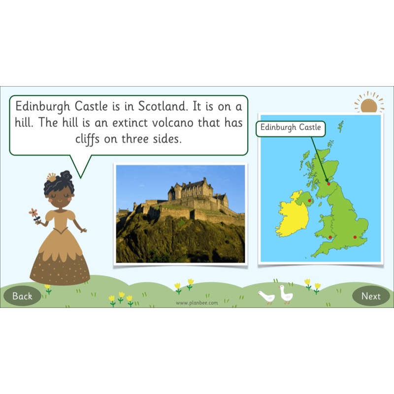 PlanBee Castles KS1 Geography Lesson Planning and Resources