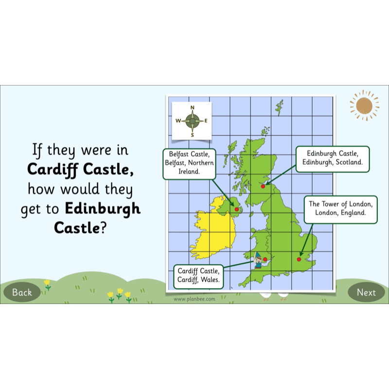 PlanBee Castles KS1 Geography Lesson Planning and Resources