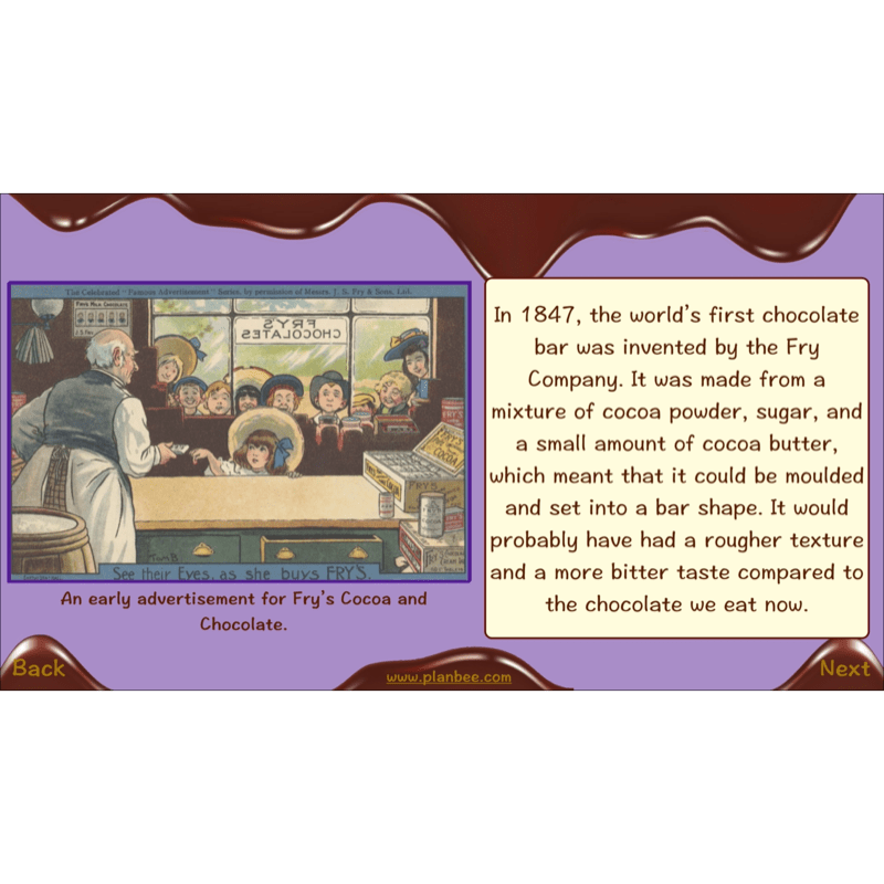 PlanBee Chocolate Topic KS2 Enrichment Lesson Pack