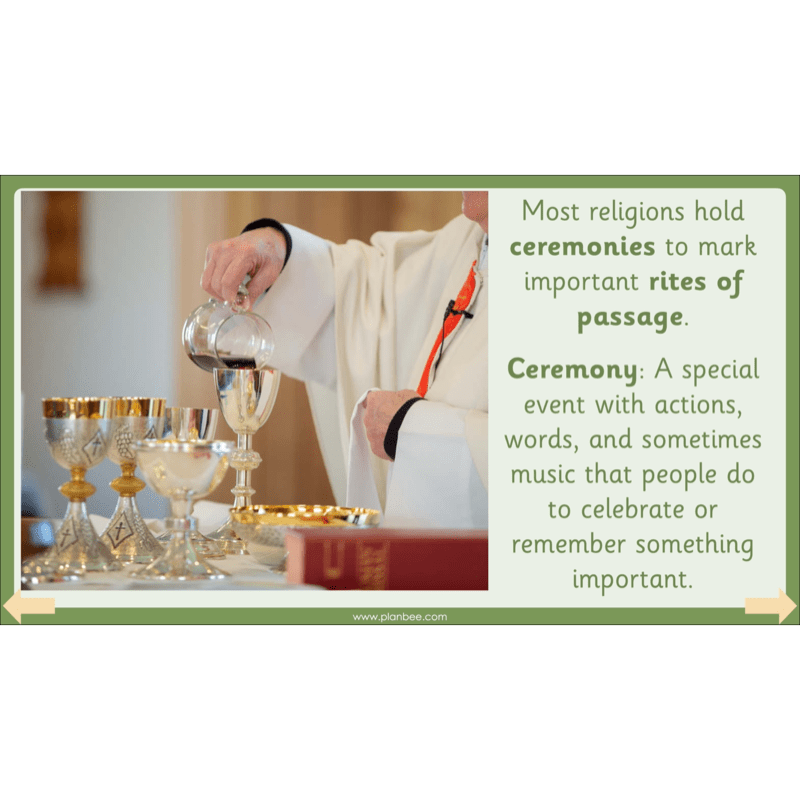 PlanBee Christian Rites of Passage | Year 2 RE lessons