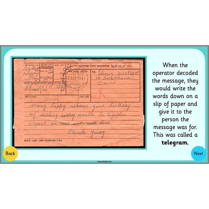 PlanBee Communication Then and Now: Primary History Plans for KS1