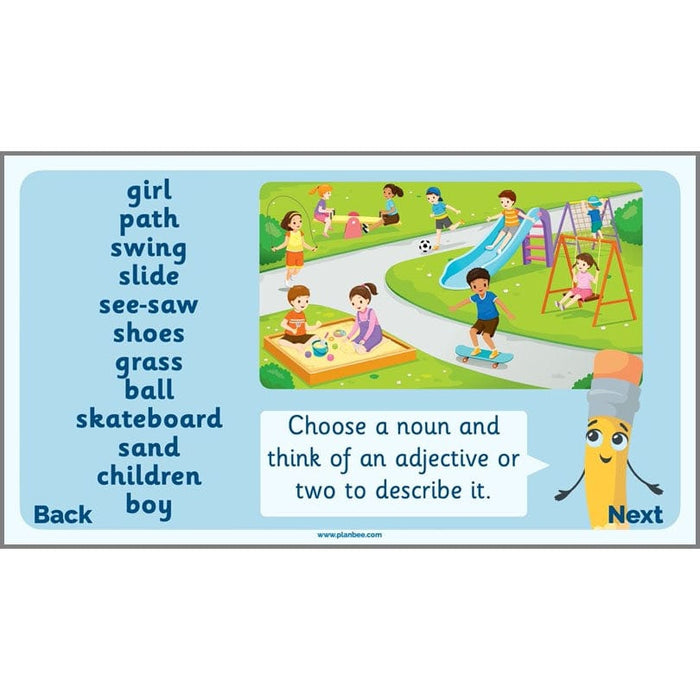 PlanBee Expanded Noun Phrases Year 2 Lesson Pack | PlanBee