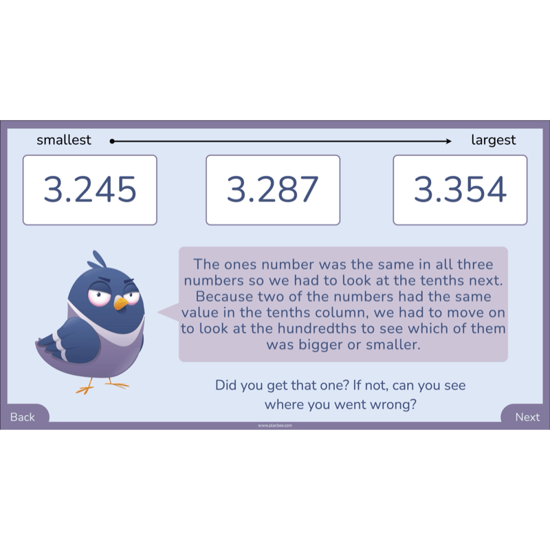 PlanBee Year 6 Decimal Place Value Maths Lessons by PlanBee