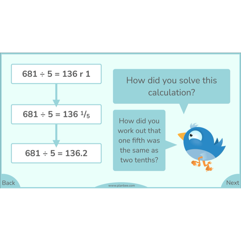 PlanBee Division Year 6 Maths Lessons and Worksheets by PlanBee