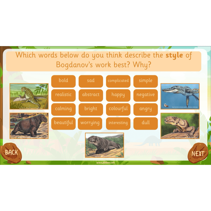 PlanBee Dinosaurs KS1 Topic Enrichment Lesson Pack