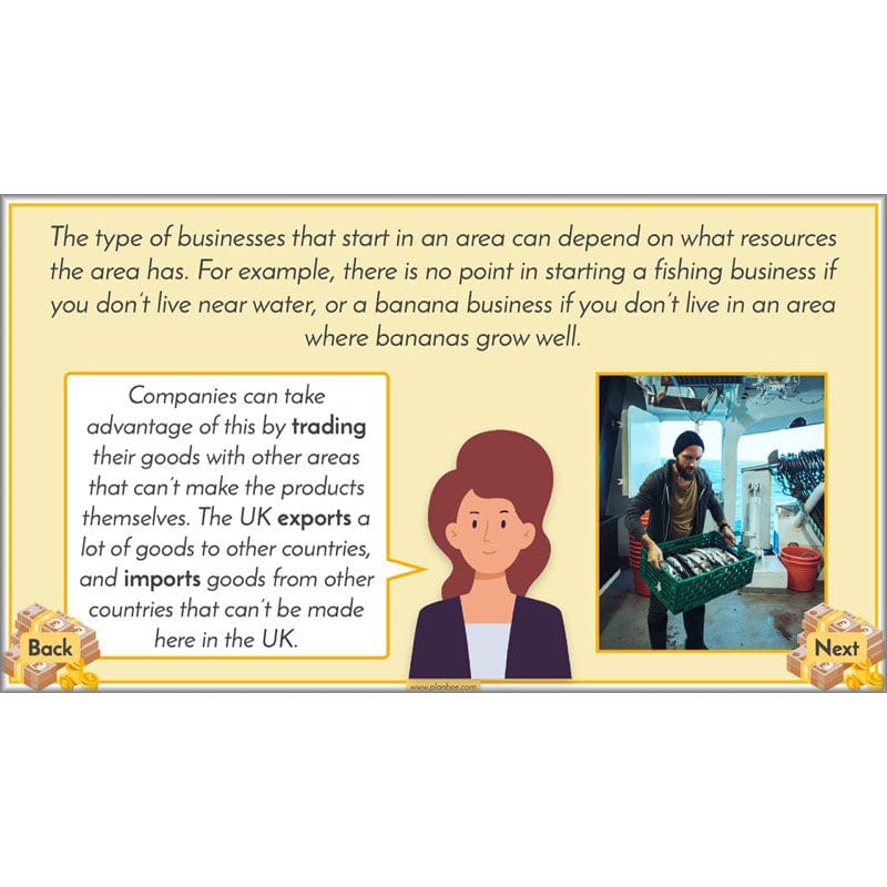 PlanBee Earning a Living: LKS2 Geography planning Year 3 & Year 4