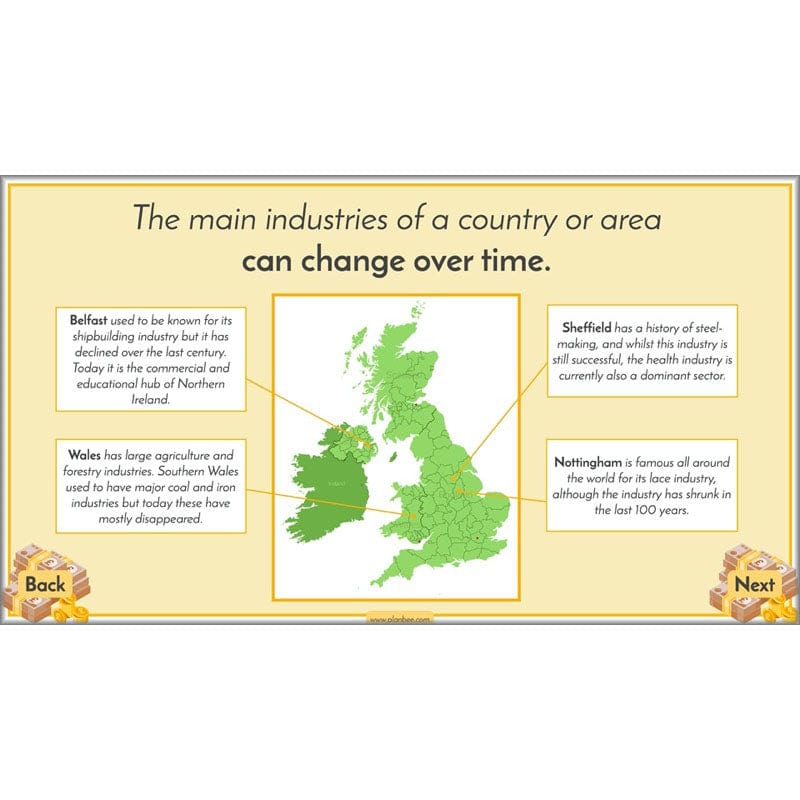 PlanBee Earning a Living: LKS2 Geography planning Year 3 & Year 4