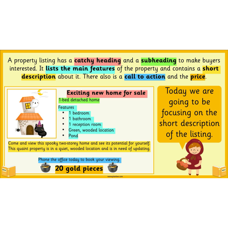 PlanBee FREE Mini-scheme | Traditional Tales: Estate Agents | KS1