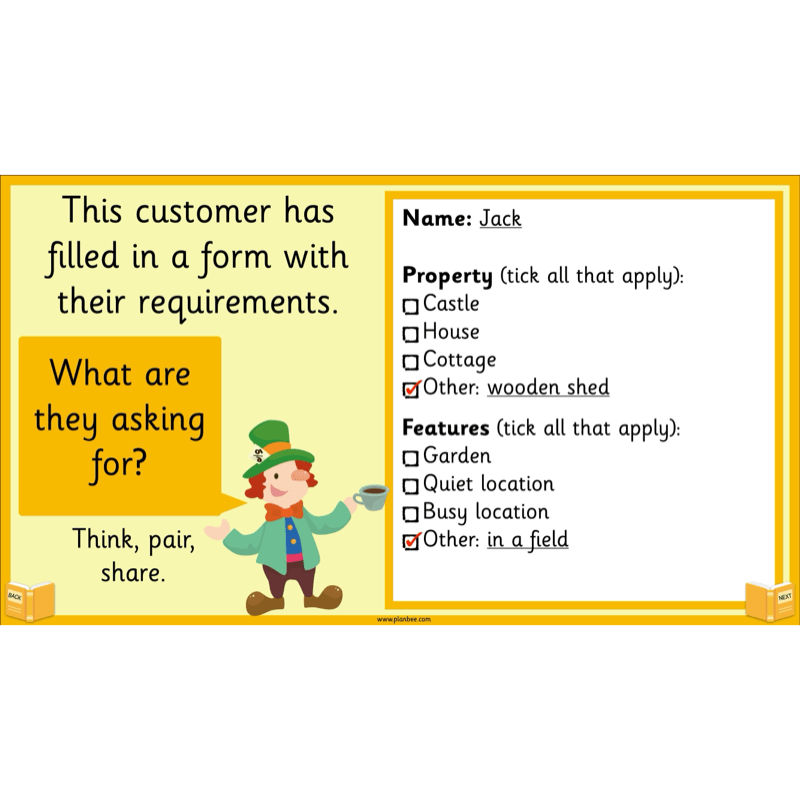 PlanBee FREE Mini-scheme | Traditional Tales: Estate Agents | KS1