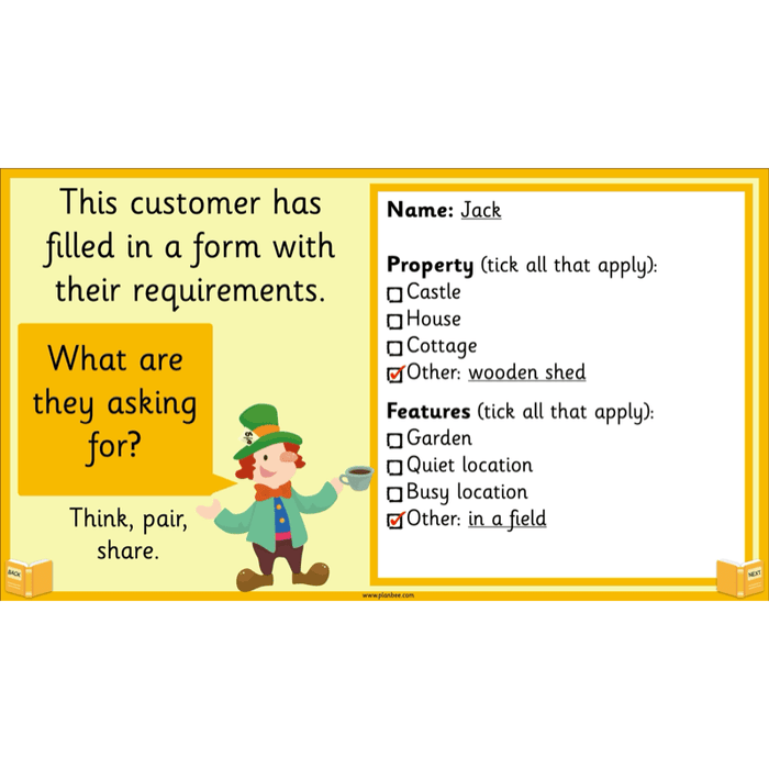 PlanBee FREE Mini-scheme | Traditional Tales: Estate Agents | KS1