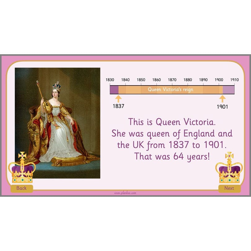 PlanBee Famous Queens | KS1 History Lesson Pack by PlanBee