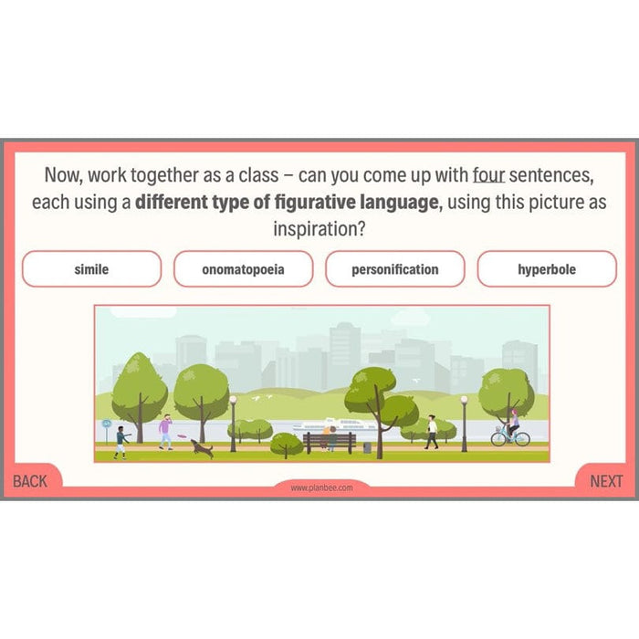 PlanBee Figurative Language KS2 Lesson Pack | PlanBee