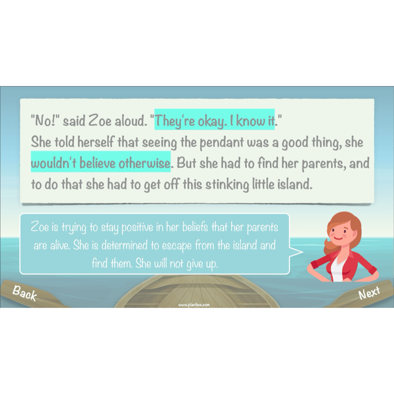 PlanBee Floodland: Character Analysis KS2 | English Lesson Pack