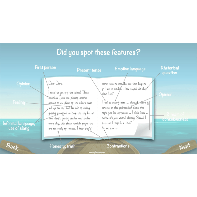 PlanBee Floodland: Character Analysis KS2 | English Lesson Pack