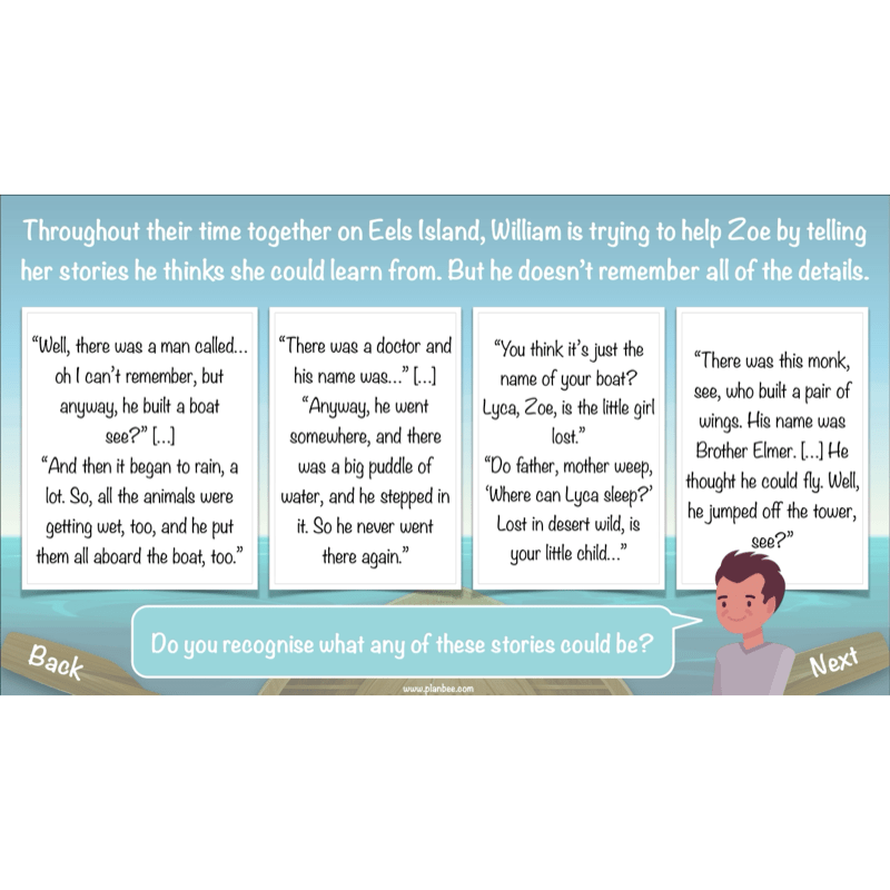 Floodland: Reading Comprehension