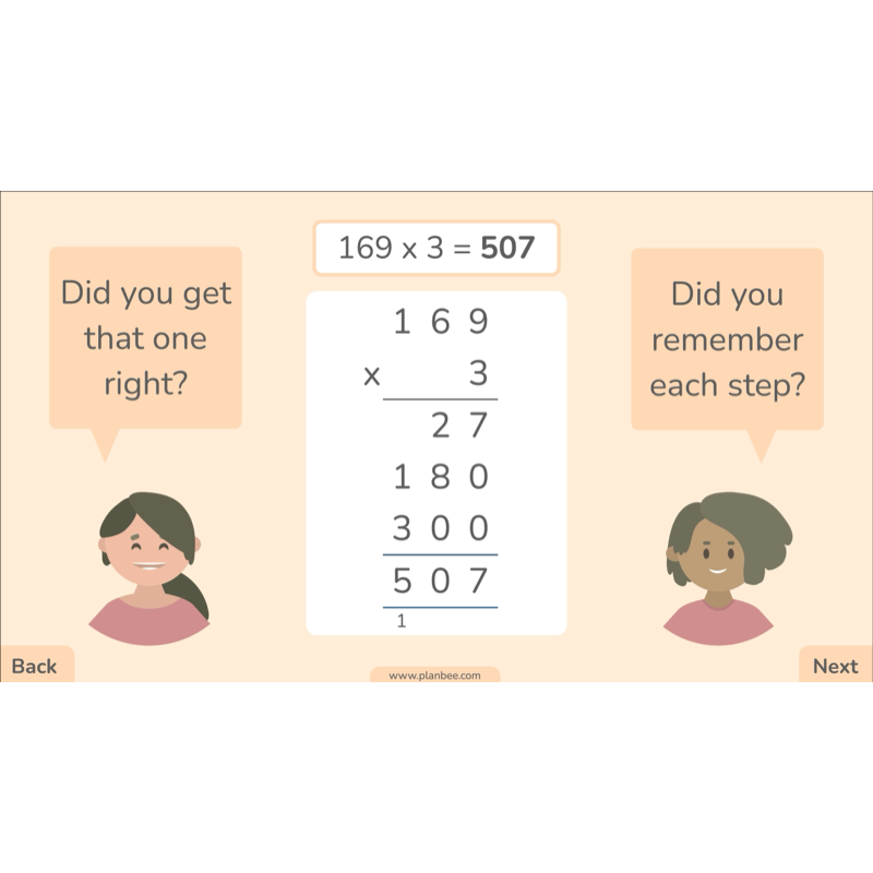 PlanBee Formal Multiplication Year 5 Maths Lessons by PlanBee