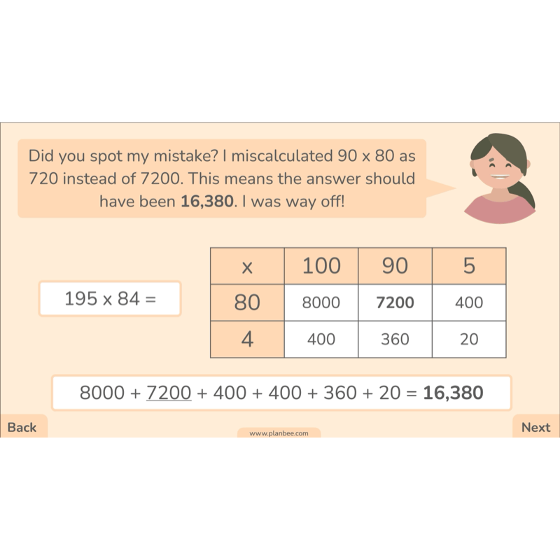 PlanBee Formal Multiplication Year 5 Maths Lessons by PlanBee